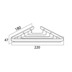 Tiger Zeepbakje Exquisit Voor Hoek Hangend RVS 13 Tiger Zeepbakje Exquisit Voor Hoek Hangend RVS -Thuis Badkamer 123 3491