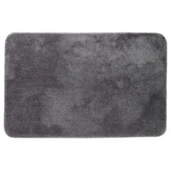Voorkant 16 Sealskin Badmat Angora Grijs 60x90 Cm