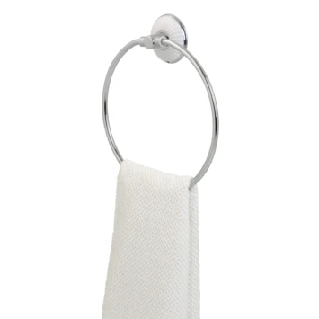 Tiger Ivy Beweegbare Handdoekring Chroom/wit 4 Tiger Ivy Beweegbare Handdoekring Chroom/wit - Afbeelding 2