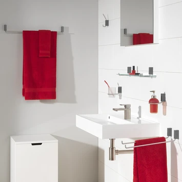 Tiger Handdoekrek Cliqit Donkergrijs RVS 6 Tiger Handdoekrek Cliqit Donkergrijs RVS - Afbeelding 4