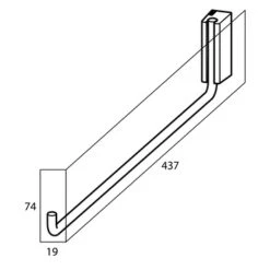 Tiger Handdoekrek Cliqit Donkergrijs RVS 11 Tiger Handdoekrek Cliqit Donkergrijs RVS -Thuis Badkamer 123 3593