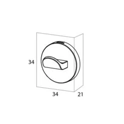 Tiger Haak Klein Noon Zwart -Thuis Badkamer 123 3600