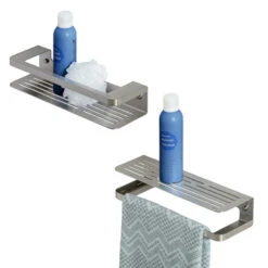 Tiger Douchemand Met Handdoekhouder Caddy Rvs -Thuis Badkamer 123 3609