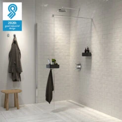 Tiger Douchemand Voor Douchewand 2-store Zwart -Thuis Badkamer 123 3636