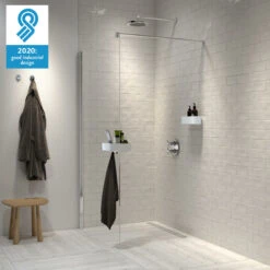 Tiger Douchemand Voor Douchewand 2-store Wit -Thuis Badkamer 123 3646