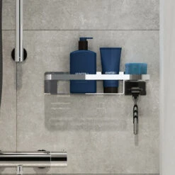 Tiger Douchemand Met Haak Caddy Chroom -Thuis Badkamer 123 3680