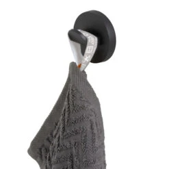 Tiger Handdoekhaak Noon Groot Zwart -Thuis Badkamer 123 3685