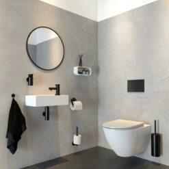 Tiger Wandrek/douchemand 2-store 25cm Wit -Thuis Badkamer 123 3739