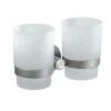 Haceka Dubbele Bekerhouder Kosmos Hangend Met Bekers RVS 2 Haceka Dubbele Bekerhouder Kosmos Hangend Met Bekers RVS -Thuis Badkamer 123 3748
