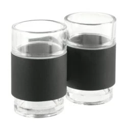 Tiger Dubbele Bekerhouder Nomad Hangend Met Bekers Zwart -Thuis Badkamer 123 3766