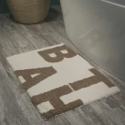 Sealskin Badmat Littera Ivoor 90x60 Cm -Thuis Badkamer 123 392