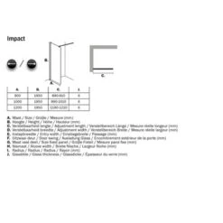 Sealskin Inloopdouche Impact A3 90x195 Cm Chroom -Thuis Badkamer 123 4032