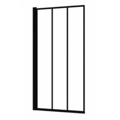 Voorkant 32 Allibert Badwand Loft Game 140x80 Cm Zwart