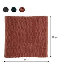 Sealskin Badmat Delhi 60x60cm Donkerroze -Thuis Badkamer 123 417