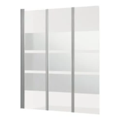 Go By Van Marcke Badwand Balos 3-delig 130 X 140 Cm Deco Chroom