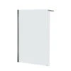 Allibert Douchewand Lago 120x195 Cm Helder Glas Met Zwarte Profielen -Thuis Badkamer 123 4212