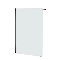 Allibert Douchewand Lago 120x195 Cm Helder Glas Met Zwarte Profielen