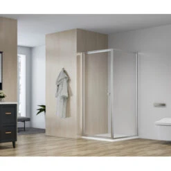 Atlantic Roan Douchewand En -deur 90x90x190cm Chroom -Thuis Badkamer 123 4245