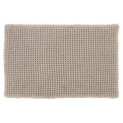 Differnz Badmat Wafel Taupe 50x80 Cm
