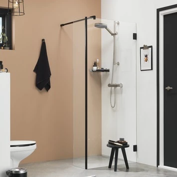 Sealskin Inloopdouche I AM A1 138x30x200 Cm Zwart 3 Sealskin Inloopdouche I AM A1 138x30x200 Cm Zwart