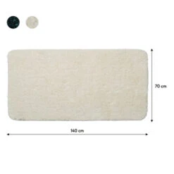 Sealskin Badmat Angora 70x140cm Off-white -Thuis Badkamer 123 452