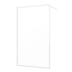 Sealskin Contour Inloopdouche Type A3 98x200 Cm, 6 Mm Helder Veiligheidsglas Met Antikalklaag Mat Wit -Thuis Badkamer 123 4557