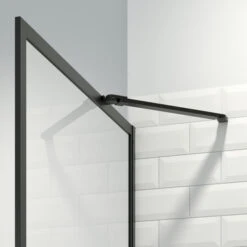 SEALSKIN Inloopdouche A3 Contour Zwart 118x200cm -Thuis Badkamer 123 4580