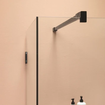 Sealskin Douchewand Voor Swingdeur I AM 90x200 Cm Zwart 6 Sealskin Douchewand Voor Swingdeur I AM 90x200 Cm Zwart - Afbeelding 4