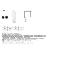 Sealskin Douchewand Voor Swingdeur I AM 90x200 Cm Zwart 13 Sealskin Douchewand Voor Swingdeur I AM 90x200 Cm Zwart -Thuis Badkamer 123 4594