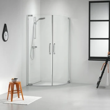 Sealskin Douchecabine Met Dubbele Swingdeur Impact Kwartrond 90x195 Cm Chroom 3 Sealskin Douchecabine Met Dubbele Swingdeur Impact Kwartrond 90x195 Cm Chroom