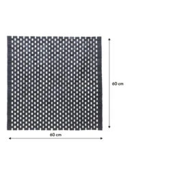 Sealskin Badmat Woodblock 60x60cm Zwart -Thuis Badkamer 123 486