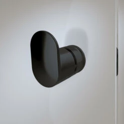 Sealskin Hooked Draaideur In Nis, 90 Cm Breed, 200 Cm Hoog, Mat Zwart 12 Sealskin Hooked Draaideur In Nis, 90 Cm Breed, 200 Cm Hoog, Mat Zwart -Thuis Badkamer 123 4887