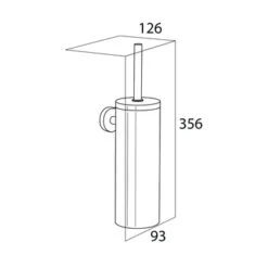Tiger Toiletborstelhouder Boston Hangend RVS Gepolijst -Thuis Badkamer 123 5011