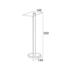 Tiger Reserverolhouder Zwart -Thuis Badkamer 123 5042