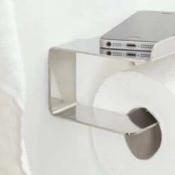 Tiger Toiletrolhouder Colar Met Plateau Chroom -Thuis Badkamer 123 5085