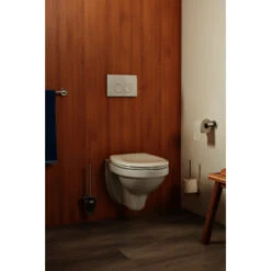 Haceka Toiletborstelhouder Kosmos Tec Hangend Chroom Met Matglazen Pot 9 Haceka Toiletborstelhouder Kosmos Tec Hangend Chroom Met Matglazen Pot -Thuis Badkamer 123 5111