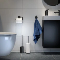 Tiger Vrijstaande Reserverolhouder Tune Zwart -Thuis Badkamer 123 5114