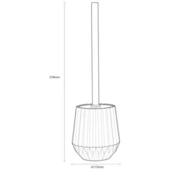 Sealskin Toiletborstel Met Houder Arte Wit -Thuis Badkamer 123 5127