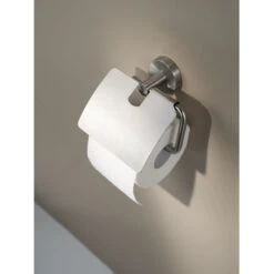 Haceka Toiletrolhouder Kosmos Tec Met Klep RVS -Thuis Badkamer 123 5166