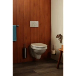 Haceka Toiletrolhouder Kosmos Tec Met Klep RVS -Thuis Badkamer 123 5168