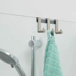 Tiger Douchecabine 3-haak RVS Geborsteld -Thuis Badkamer 123 5227