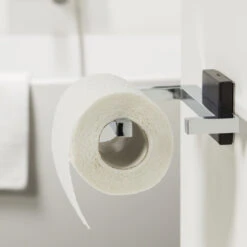 Tiger Toilethouder Zenna Chroom/Wengé -Thuis Badkamer 123 5282