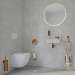 Marho Handdoekhaak Luxor Groot Brons Koper -Thuis Badkamer 123 5327