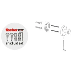 Marho Handdoekhaak Luxor Groot Brons Koper -Thuis Badkamer 123 5330