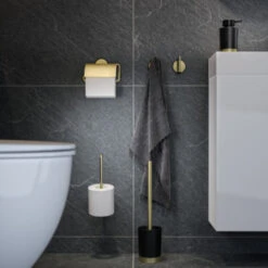 Tiger Reserverolhouder Tune Messing Zwart -Thuis Badkamer 123 5334