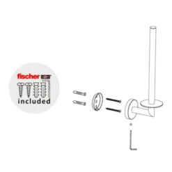 Marho Reserverolhouder Luxor Zwart 13 Marho Reserverolhouder Luxor Zwart -Thuis Badkamer 123 5389