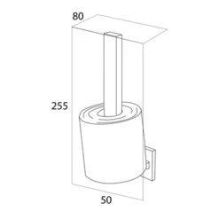 Tiger Reserverolhouder Items Hangend RVS -Thuis Badkamer 123 5492