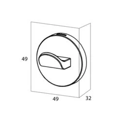 Tiger Noon Zelfklevende Grote Haak Chroom 16 Tiger Noon Zelfklevende Grote Haak Chroom -Thuis Badkamer 123 5522