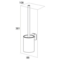 Tiger Toiletborstelhouder Colar Hangend RVS 19 Tiger Toiletborstelhouder Colar Hangend RVS -Thuis Badkamer 123 5538