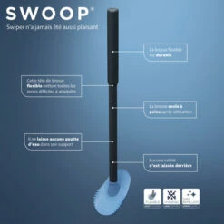 Tiger Toiletborstelhouder Tess Staand Zwart/antraciet -Thuis Badkamer 123 5558